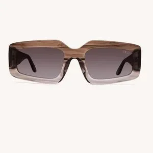 Dezi Read the Room Brown and White Sunglasses DEZI Read The Room Gradient Square Sunglasses in Brown | Lyst main image 3